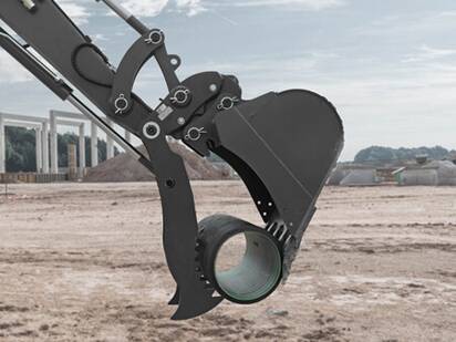 volvo attachment mini excavator hydraulic thumbs 