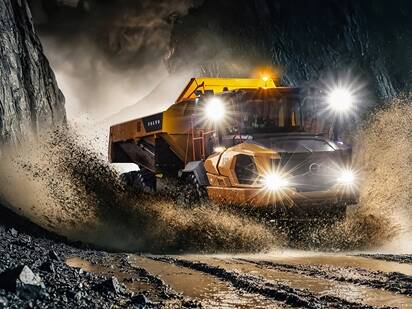 Новый сочлененный самосвал Volvo создан для бездорожья.