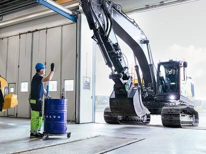 техническое обслуживание с использованием оригинальных запчастей Volvo